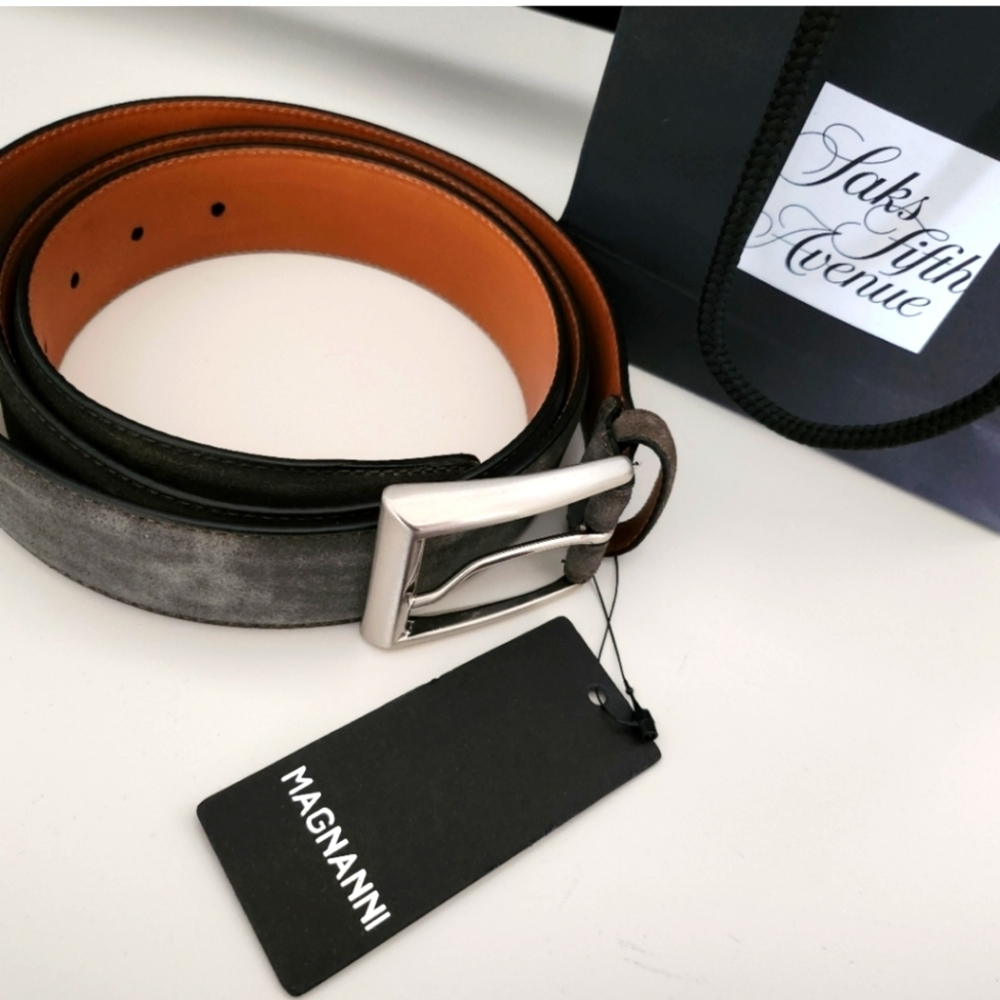 Magnanni Suede Belt_size 44